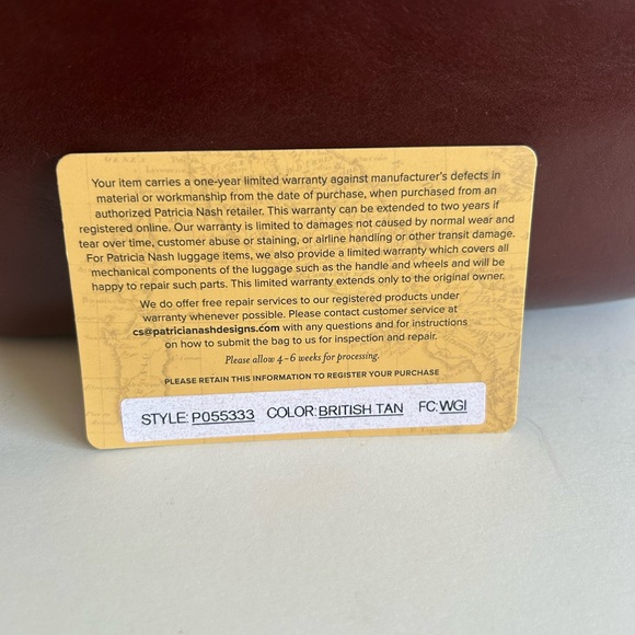 Patricia Nash London saddle bag - Picture 11 of 11